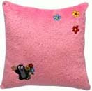 Подушка декоративная детская «Крот» Moravska розовая