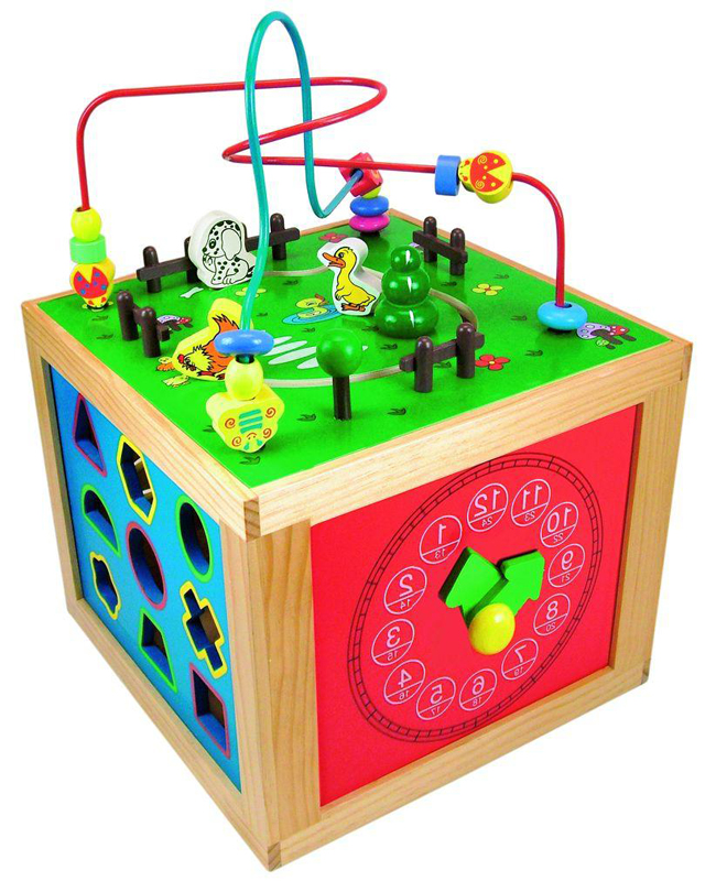 Іграшка для дітей від 12міс №KUB6 Логічний кубик Fancy baby 1шт
